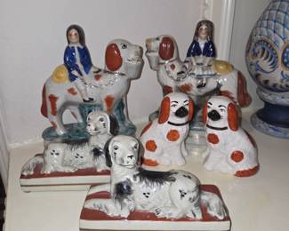 More dog figurine. Victorian era figurines