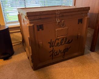 Wells Fargo antique storage cube