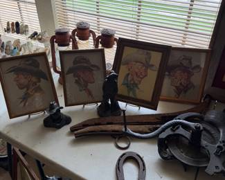 Duane Bryers Cowboy Framed Artwork