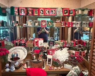 Large selection of vintage Hallmark ornaments