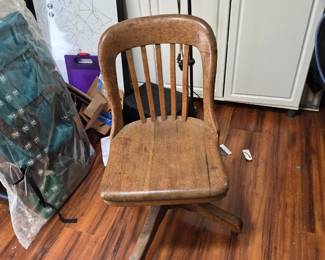 oak office chair