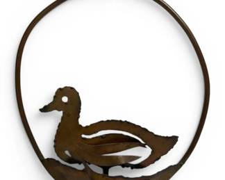 Copper Duck Wall Decor