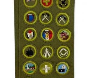 Boy Scouts of America Merit Badge Sash
