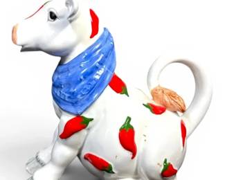 Chili Pepper Cow Pitcher