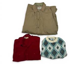 L.L. Bean Coat, Button Up, More