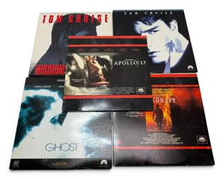 Laserdiscs Mission Impossible, Ghost, Apollo 13, More