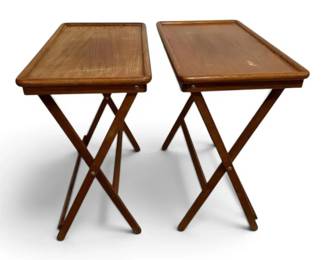 Two Goodwood Teak TV Trays