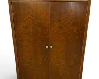 Oak Wardrobe with Walnut Veneer