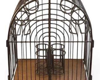 Bird Cage Wine Rack