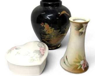 Pfaltzgraff Heart Shaped Ceramic Box More