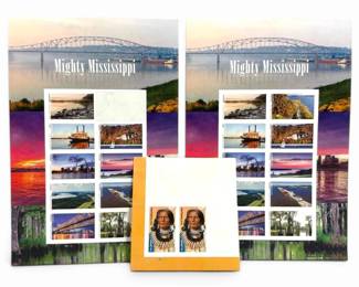Mighty Mississippi Chief Standing Bear Stamps