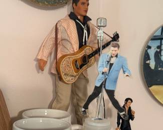 Elvis dolls, and collectibles