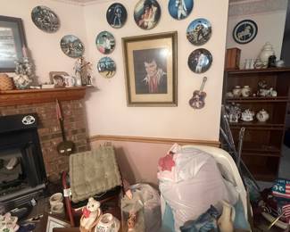 Elvis artwork and plates