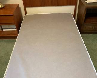 teak twin bed