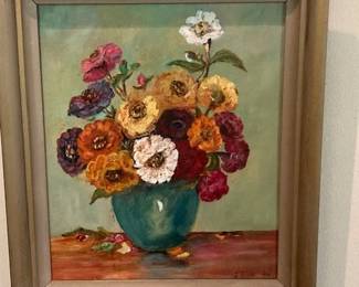 Vintage oil painting
