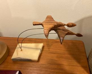 wooden sculpture