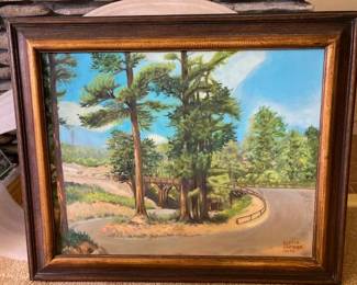 vintage oil painting