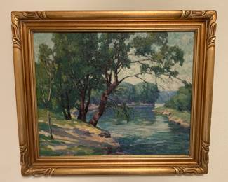 George Jensen oil painting