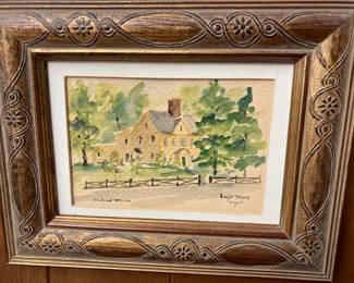 Vintage watercolor