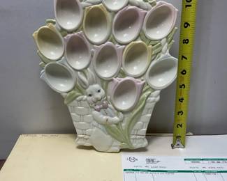Lenox tulip egg platter