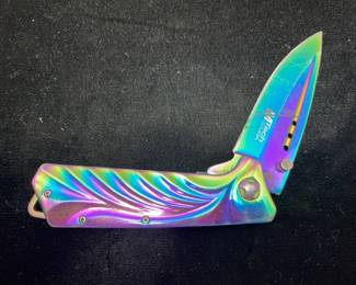 Rainbow folding knife