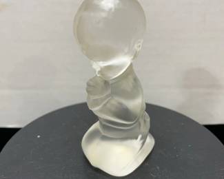 Fenton glass praying boy