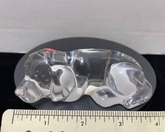 Lead Crystal dog