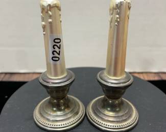Godinger candlestick SP shakers