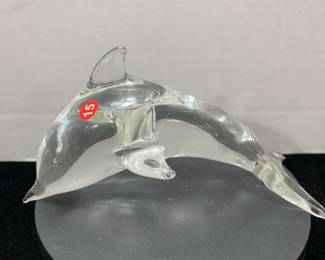 Lead Crystal dolphin
