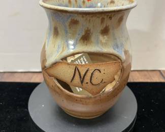 Triple C pottery NC vase