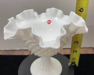Fenton Milk glass candy bowl