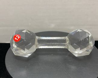 Lead Crystal dumbbell