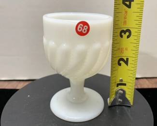 Small Milk Glass goblet