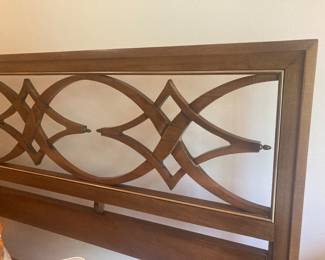 Headboard detail. J.L. Metz Furniture Co.
