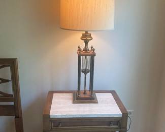 Bedside table by J.L. Metz Furniture Co. in terrific condition.