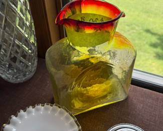 Blenko pitcher