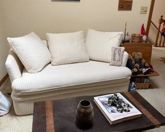 Small sofa and cool coffee table