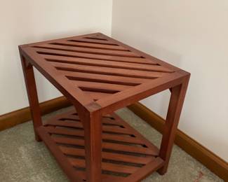Several plant stands/ small tables