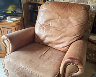 Vtg Flex steel leather chairs, still nice and so soft!
