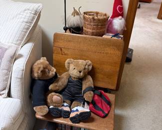 Old desk and decor