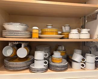 English Stoneware, fun retro pattern