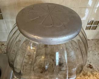 Hoosier cabinet jar