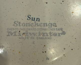 Stoneware stamp, made in England