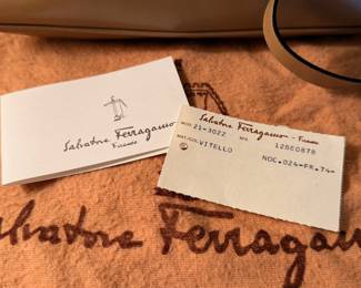 Ca. 1970’s Salvatore Ferragamo handbag with dust bag