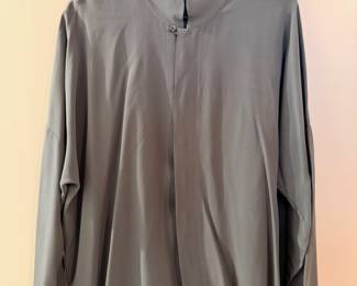 A sampling of the large selection of women’s Eskandar clothing, mostly tops.  Sizes are 0-1.  Materials are silk, linen, camel hair, cashmere and wool