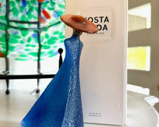 Kjell Engman for Kosta Boda “Catwalk” figure with original box and packaging