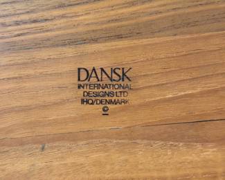 Vintage Dansk teak ice bucket designed by Jens Quistgaard