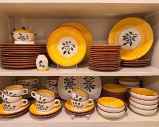 Antique Stangl ‘Blueberry’ dinnerware