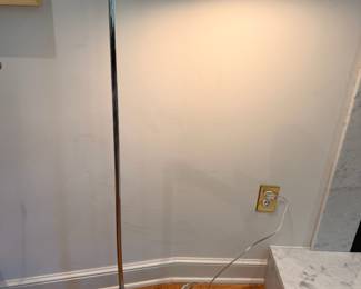Mid Century Modern chrome floor lamp