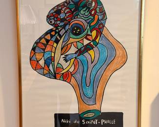 “>>Las Nanas>>” - Niki de Saint-Phalle framed poster ca. 1965